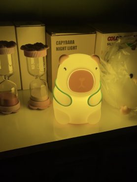 Squishy Silicone Cappybara Night Lamp